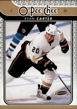 #723 Ryan Carter - Anaheim Ducks - 2009-10 O-Pee-Chee Hockey