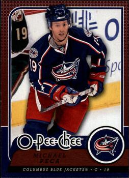 #723 Michael Peca - Columbus Blue Jackets - 2008-09 O-Pee-Chee Hockey