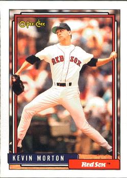 #724 Kevin Morton - Boston Red Sox - 1992 O-Pee-Chee Baseball