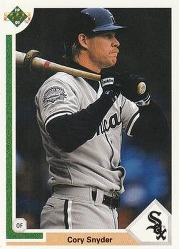 #724 Cory Snyder - Chicago White Sox - 1991 Upper Deck Baseball