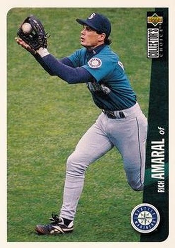 #724 Rich Amaral - Seattle Mariners - 1996 Collector's Choice Baseball