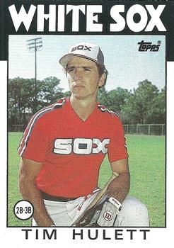 #724 Tim Hulett - Chicago White Sox - 1986 Topps Baseball