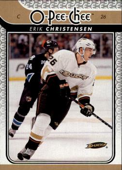 #724 Erik Christensen - Anaheim Ducks - 2009-10 O-Pee-Chee Hockey