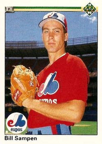 #724 Bill Sampen - Montreal Expos - 1990 Upper Deck Baseball