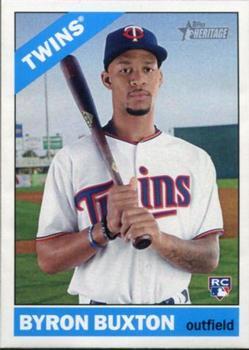 #724a Byron Buxton - Minnesota Twins - 2015 Topps Heritage Baseball