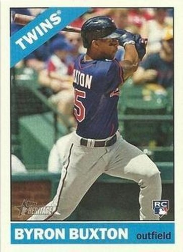 #724b Byron Buxton - Minnesota Twins - 2015 Topps Heritage Baseball