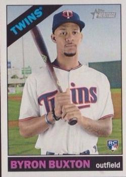 #724c Byron Buxton - Minnesota Twins - 2015 Topps Heritage Baseball