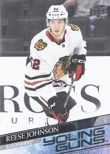 #725 Reese Johnson - Chicago Blackhawks - 2020-21 Upper Deck Hockey