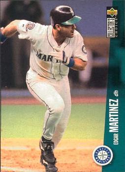 #725 Edgar Martinez - Seattle Mariners - 1996 Collector's Choice Baseball