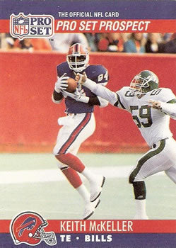 #726 Keith McKeller - Buffalo Bills - 1990 Pro Set Football