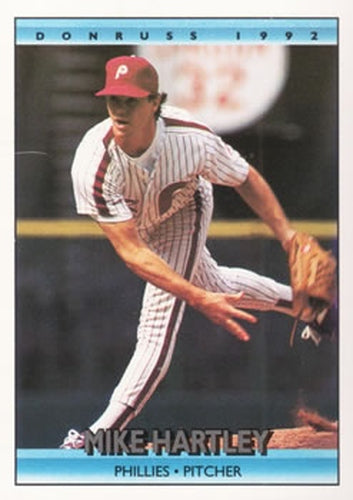 #726 Mike Hartley - Philadelphia Phillies - 1992 Donruss Baseball