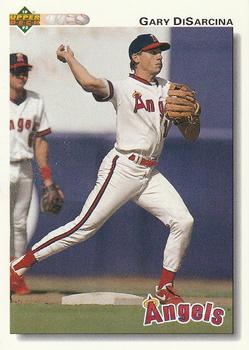 #726 Gary DiSarcina - California Angels - 1992 Upper Deck Baseball