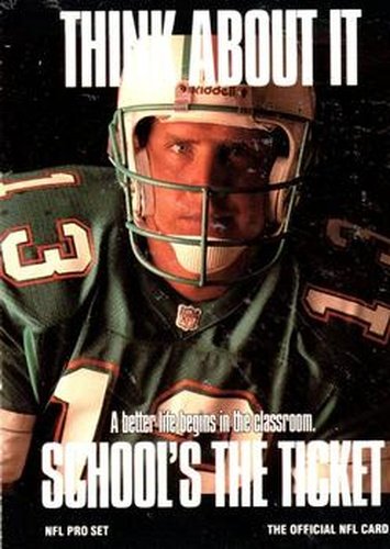 #726 Dan Marino - Miami Dolphins - 1991 Pro Set Football