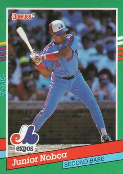 #726 Junior Noboa - Montreal Expos - 1991 Donruss Baseball