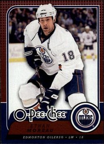 #726 Ethan Moreau - Edmonton Oilers - 2008-09 O-Pee-Chee Hockey