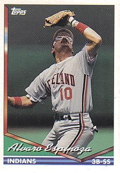 #726 Alvaro Espinoza - Cleveland Indians - 1994 Topps Baseball