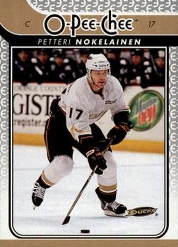 #726 Petteri Nokelainen - Anaheim Ducks - 2009-10 O-Pee-Chee Hockey