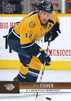 #101 Mike Fisher - Nashville Predators - 2012-13 Upper Deck Hockey