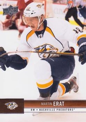 #103 Martin Erat - Nashville Predators - 2012-13 Upper Deck Hockey
