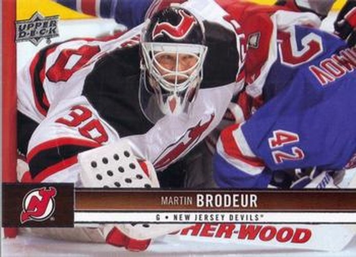 #104 Martin Brodeur - New Jersey Devils - 2012-13 Upper Deck Hockey