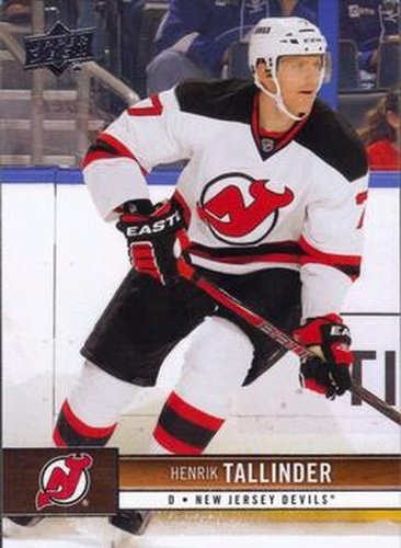 #109 Henrik Tallinder - New Jersey Devils - 2012-13 Upper Deck Hockey