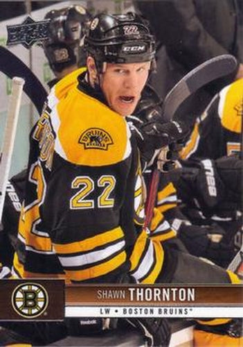 #10 Shawn Thornton - Boston Bruins - 2012-13 Upper Deck Hockey