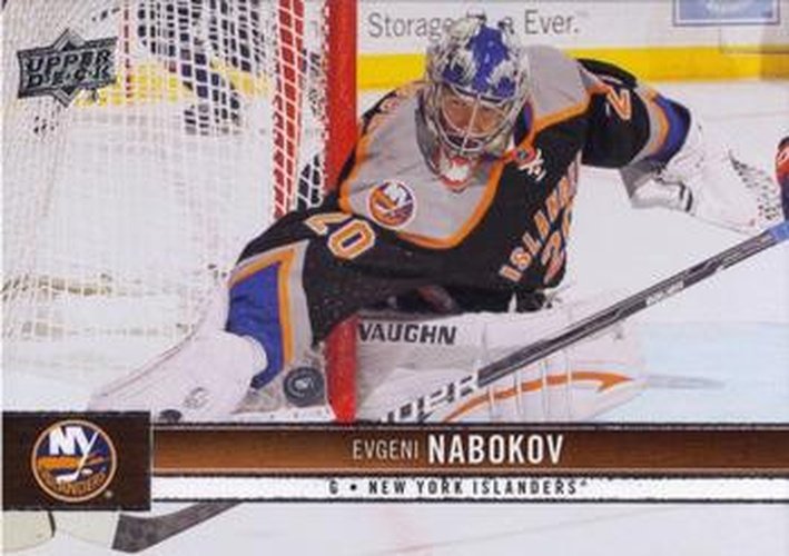 #114 Evgeni Nabokov - New York Islanders - 2012-13 Upper Deck Hockey