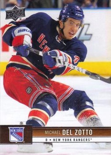 #119 Michael Del Zotto - New York Rangers - 2012-13 Upper Deck Hockey