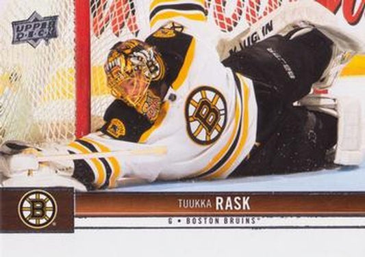 #11 Tuukka Rask - Boston Bruins - 2012-13 Upper Deck Hockey