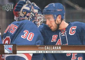 #120 Ryan Callahan - New York Rangers - 2012-13 Upper Deck Hockey