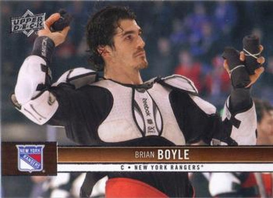 #123 Brian Boyle - New York Rangers - 2012-13 Upper Deck Hockey