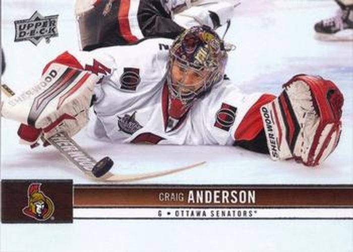 #126 Craig Anderson - Ottawa Senators - 2012-13 Upper Deck Hockey