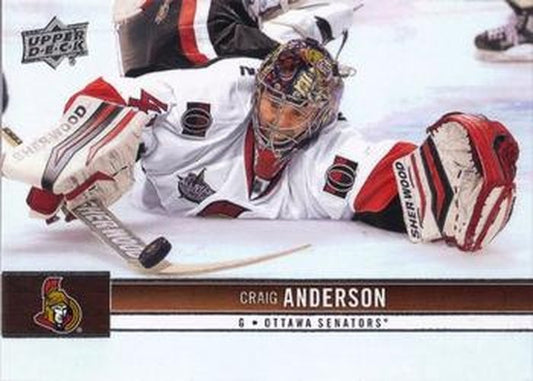 #126 Craig Anderson - Ottawa Senators - 2012-13 Upper Deck Hockey