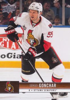 #127 Sergei Gonchar - Ottawa Senators - 2012-13 Upper Deck Hockey
