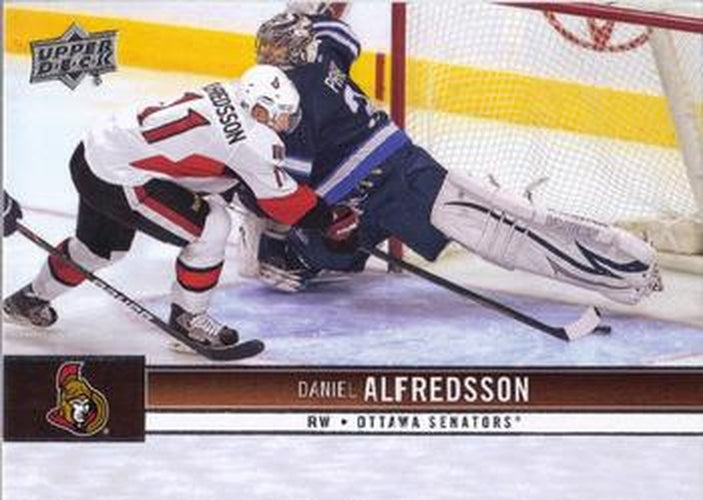 #128 Daniel Alfredsson - Ottawa Senators - 2012-13 Upper Deck Hockey