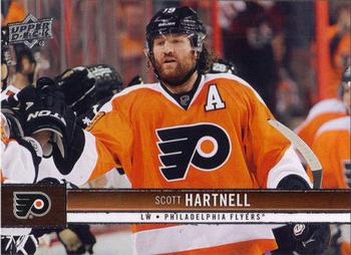 #138 Scott Hartnell - Philadelphia Flyers - 2012-13 Upper Deck Hockey