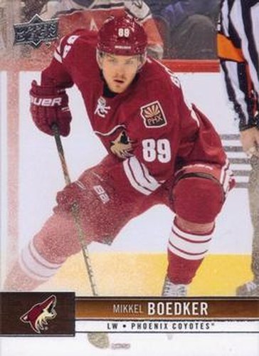 #142 Mikkel Boedker - Phoenix Coyotes - 2012-13 Upper Deck Hockey