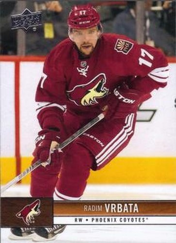 #145 Radim Vrbata - Phoenix Coyotes - 2012-13 Upper Deck Hockey
