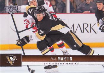 #148 Paul Martin - Pittsburgh Penguins - 2012-13 Upper Deck Hockey