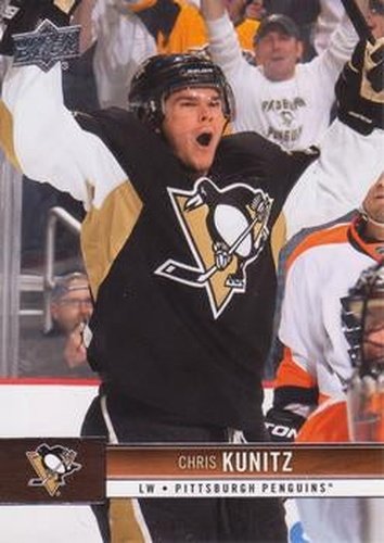 #149 Chris Kunitz - Pittsburgh Penguins - 2012-13 Upper Deck Hockey
