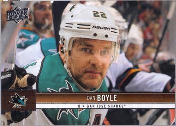 #155 Dan Boyle - San Jose Sharks - 2012-13 Upper Deck Hockey