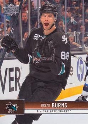 #156 Brent Burns - San Jose Sharks - 2012-13 Upper Deck Hockey