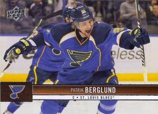 #160 Patrik Berglund - St. Louis Blues - 2012-13 Upper Deck Hockey