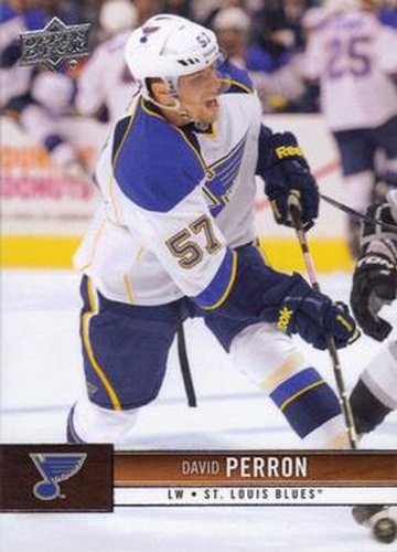 #162 David Perron - St. Louis Blues - 2012-13 Upper Deck Hockey