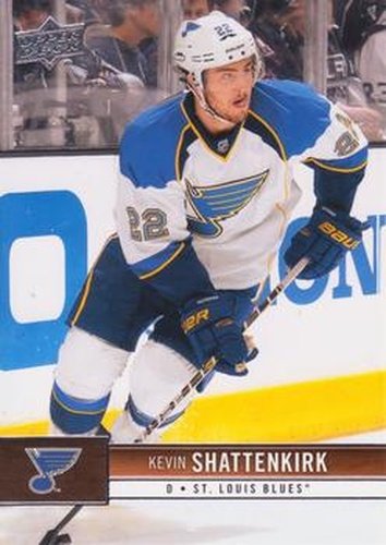 #163 Kevin Shattenkirk - St. Louis Blues - 2012-13 Upper Deck Hockey