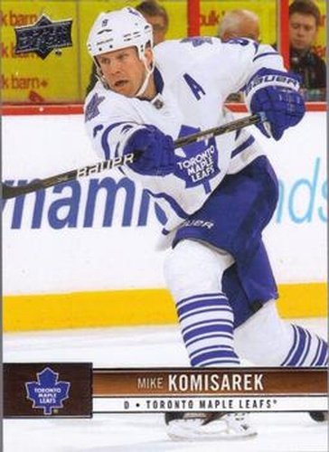 #177 Mike Komisarek - Toronto Maple Leafs - 2012-13 Upper Deck Hockey