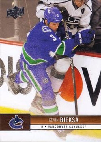 #181 Kevin Bieksa - Vancouver Canucks - 2012-13 Upper Deck Hockey