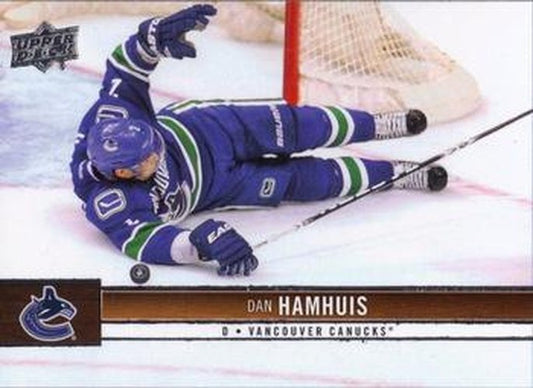 #184 Dan Hamhuis - Vancouver Canucks - 2012-13 Upper Deck Hockey