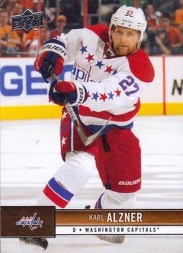 #187 Karl Alzner - Washington Capitals - 2012-13 Upper Deck Hockey