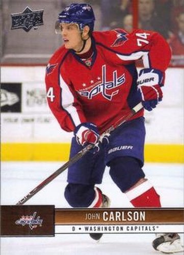 #189 John Carlson - Washington Capitals - 2012-13 Upper Deck Hockey